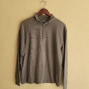 Old Navy Men's Zip-Up Taupe Sweater